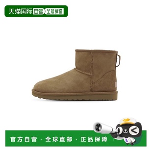 韩国直邮UGG雪地靴女秋冬棕色圆头厚底舒适时尚 百搭1016222CHE