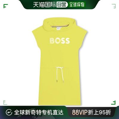 香港直邮潮奢 BOSS 波士 女童 Boss OTH Drs Jn42 连衣裙童装