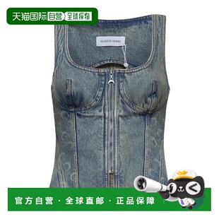 女士背心吊带 SERRE WTO408ACDEN0003BG10 香港直邮MARINE 1h可退