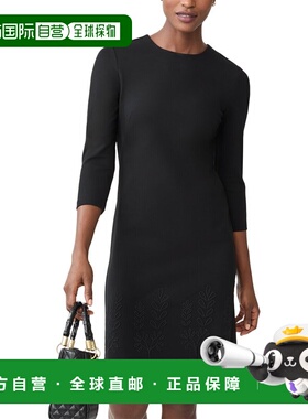 自营J.McLaughlin英迪拉迷你连衣裙-黑色包臀裙 美国直发奥莱