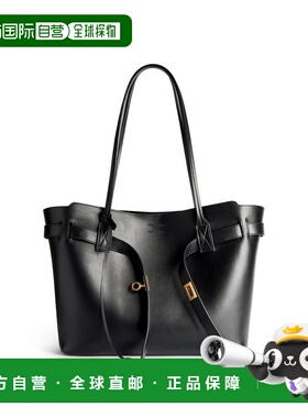 欧洲直邮BALENCIAGA (2025) 女士 Bel Air 中号黑色托特包