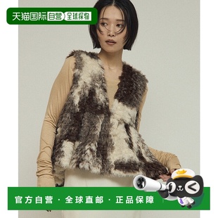 1h可退 日本直邮Firsthand 女装 仿皮草质感佩普勒姆剪裁背心 345