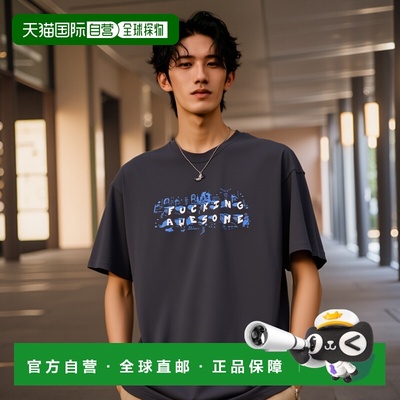 1h可退 日本直邮FUCKING AWESOME男士宽松短袖T恤反叛艺术印花 FA