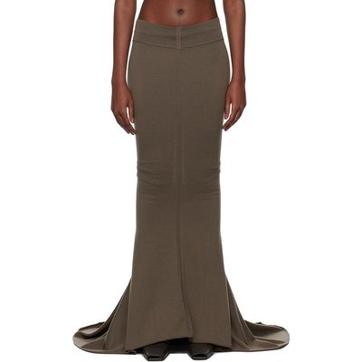 美国直邮RICKOWENS女士半身裙长款针织休闲百搭潮流时尚舒适女装