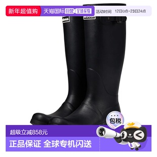 1h可退 香港直邮barbour 巴伯尔 男士 Bede 雨靴 black黑色 舒适