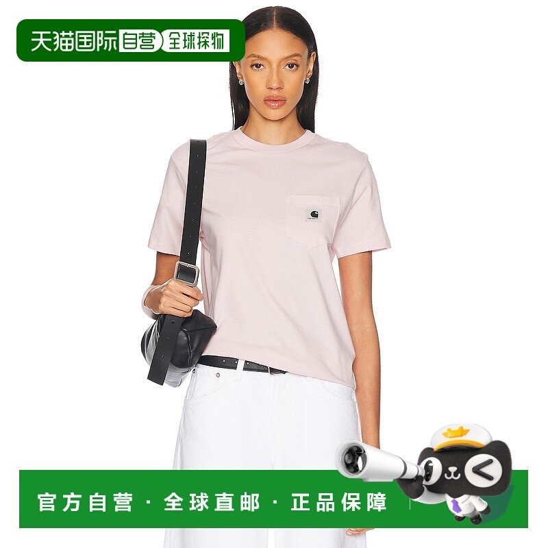 1h可退 香港直邮潮奢 CARHARTT WIP 女士 口袋T恤 I032215,女装/女士精品,T恤,淘宝优惠券,粉丝福利购,淘宝优惠卷