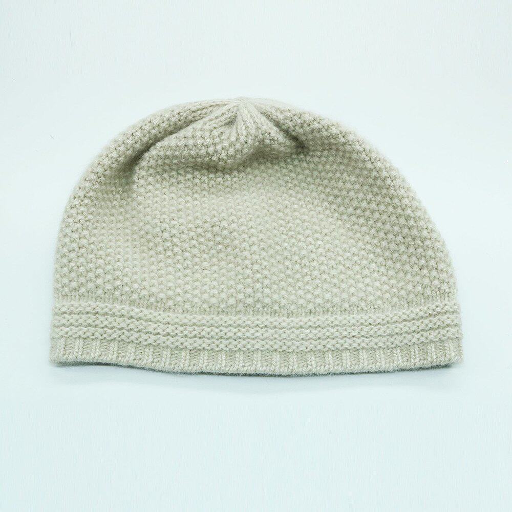 portolano【美国奥莱】直发 羊绒缝线便帽 - 象牙色