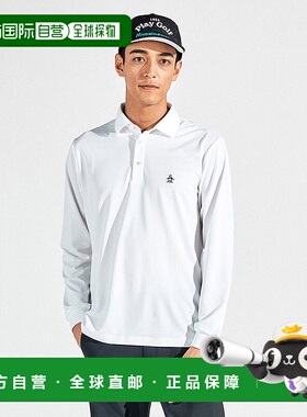 日本直邮Munsingwear 防晒NIR鹿纹刺绣长袖POLO衫 [M01871EM01293