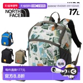 North Face 青少年背包 日本直邮The 17L矩形儿童中号背包 品牌纯