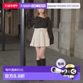 日本直邮apres jour 女装 1h可退 8周年限定 高腰褶裥迷你裙a字裙