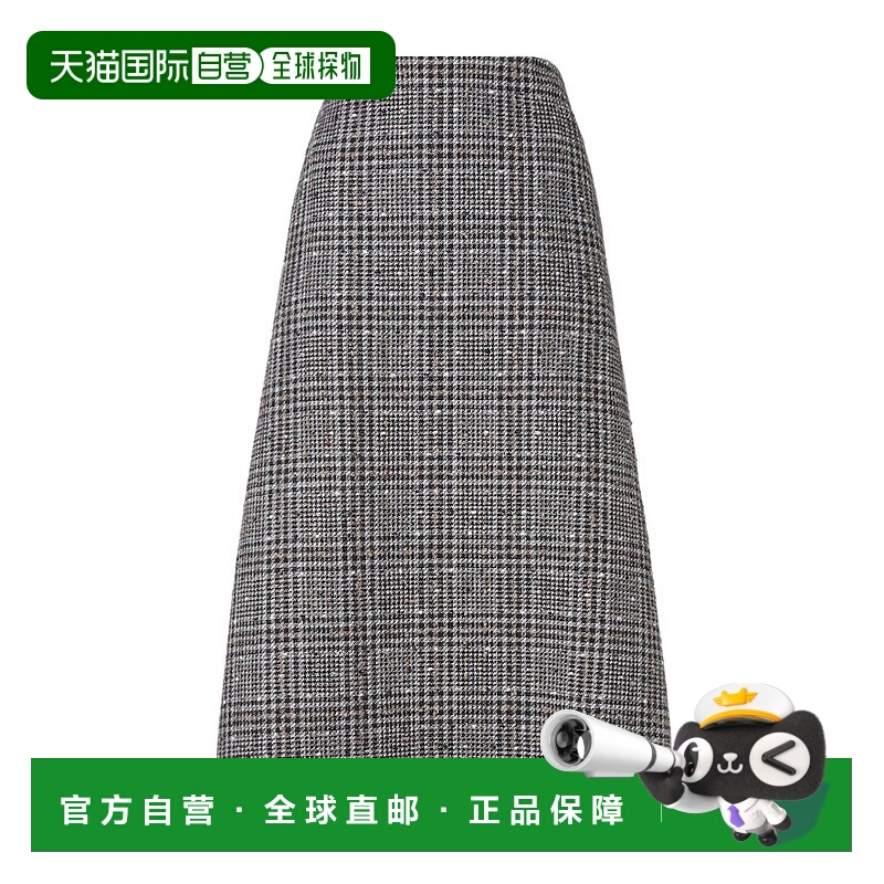 1h可退 香港直邮fendi 女士 半身裙羊毛