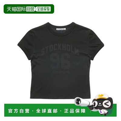 1h可退 香港直邮奢淘 Acne Studios LOGO T恤 女 AL0539短袖