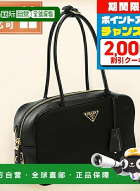 日本直邮PRADA 女士手提包品牌PRADA 意大利 1BB132 黑色包新款