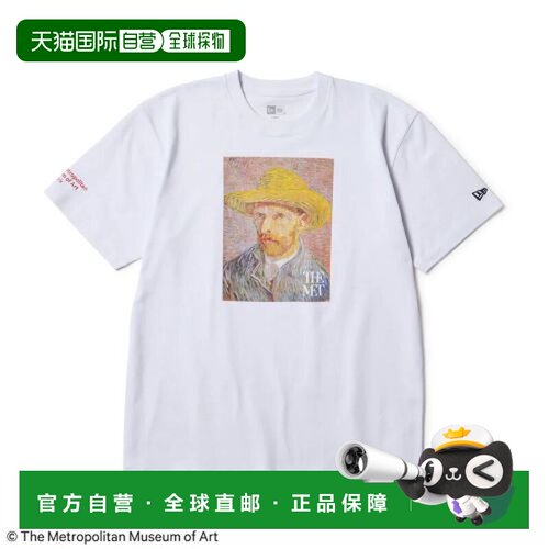 日本直邮NEW ERA The Met 文森特 梵高联名款 男士棉质短袖T恤 常