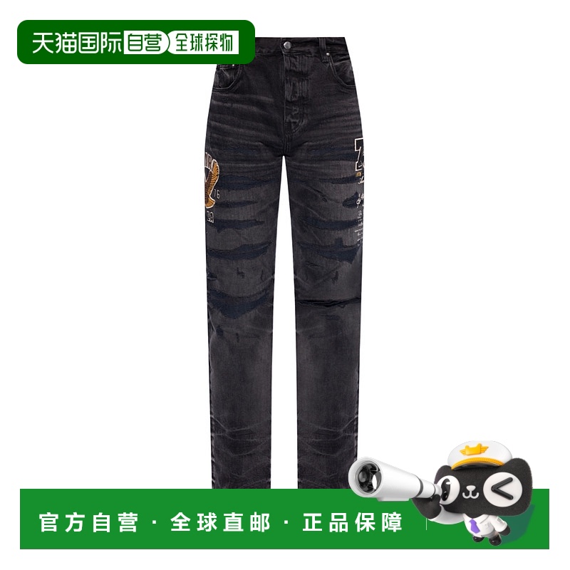 香港直邮Amiri 腰带环牛仔长裤 PS24MDF006