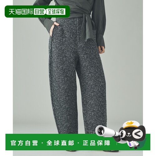 1h可退 日本直邮Curensology 女装 ＜C.S.G＞立体剪裁仿呢感阔腿