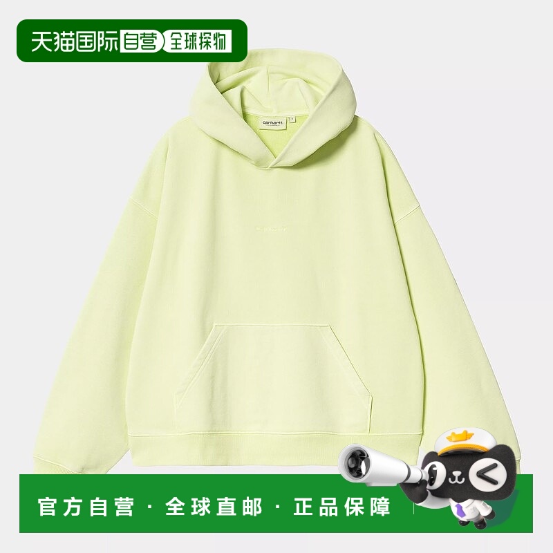 自营欧洲直邮Carhartt Wip 女士淡绿色棉卫衣