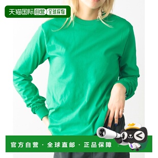 1h可退 日本直邮GILDAN女士纯棉长袖大号T恤 4424SS/☆,LadysGL24