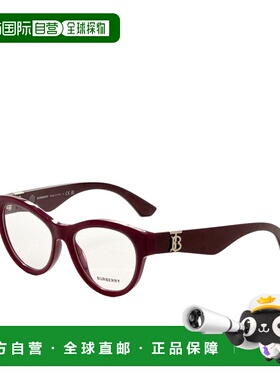 自营Burberry Women's 51 mm Red Opticals - bordeaux 美国奥莱