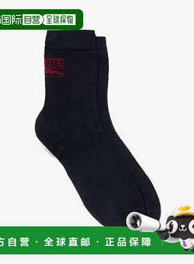 1h可退 日本直邮LACOSTE男装后背印花短袜 25-27cm RA477J99袜子