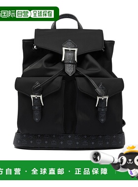 香港直邮MCM 女士双肩包 MWKFATA04BK AW2025 黑色 Mcm Backpacks
