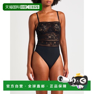 香港直邮Wolford 女士 内衣连体衣 black黑色 舒适时尚性感吊带