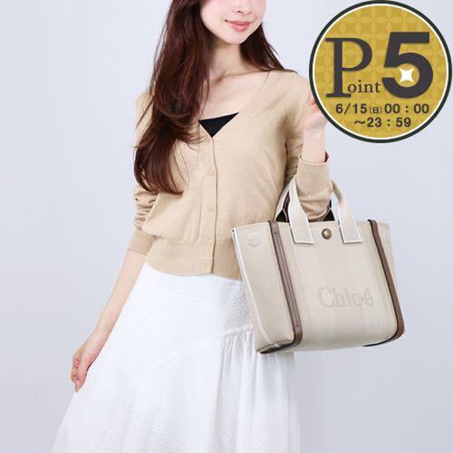 日本直邮Chloe 2WAY 手提包 CHC25SS911 O65 23N VEGETAL BEIGE