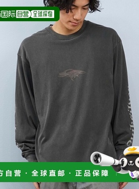 1h可退 日本直邮Quiksilver男女同款宽松长袖T恤 半落肩设计 MERC