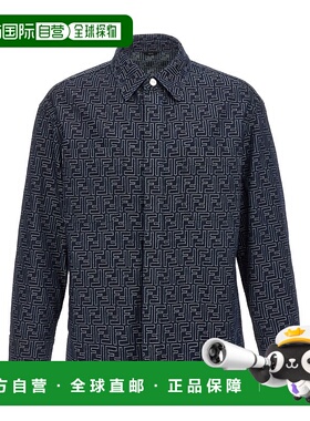 香港直邮FENDI 男士夹克 FW1321AUX4F0BUZ AW2025 蓝色 GIACCA DE