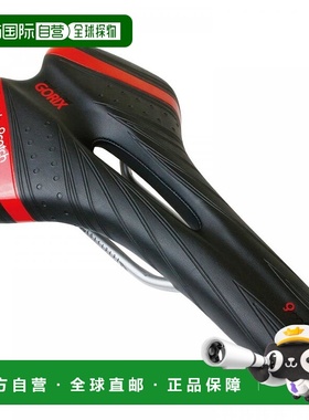 日本直邮GORIX自行车零配件自行车低反弹鞍座黑色X红色坐垫骑行