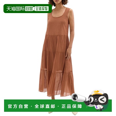 自营Theory Tiered Maxi Dress - orange 美国奥莱直发