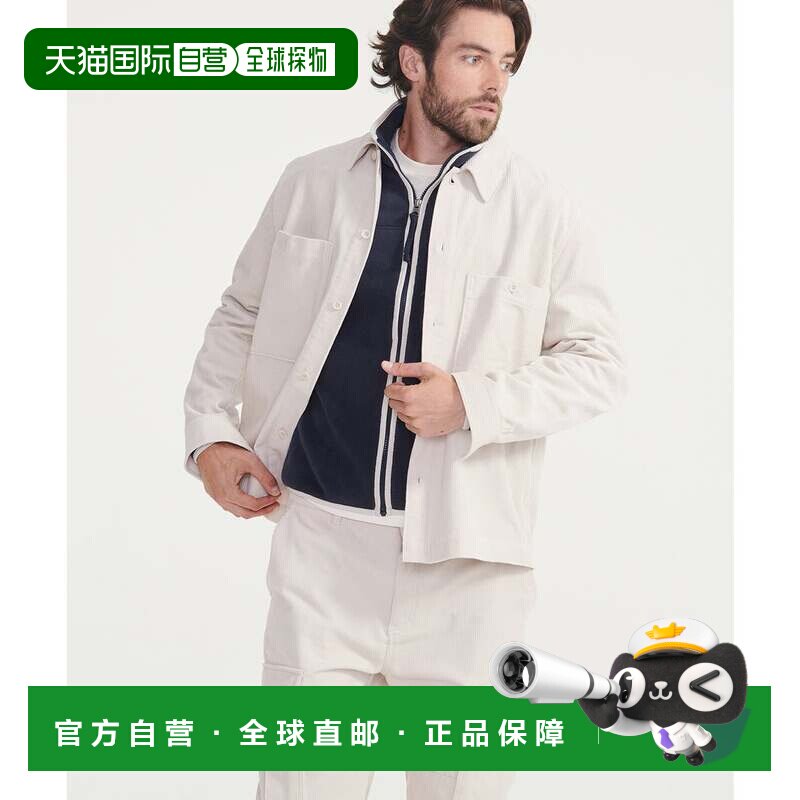 日本直邮AIGLE 大口袋衬衫夹克外套 白色艾高
