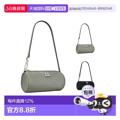 香港直邮TORY BURCH汤丽柏琦VIRGINIA女款斜挎包圆筒包休闲时尚