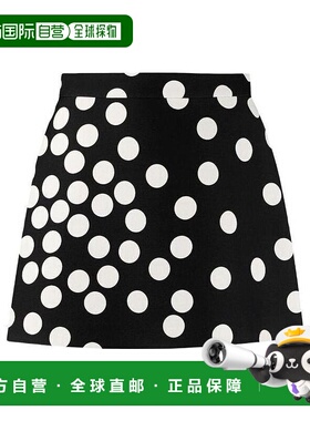 香港直邮VALENTINO 女士半身裙 VB3RA7666600NA AW2022 黑色a字裙