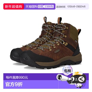 1h可退 香港直邮keen 男士 Revel 4 Mid Height Polar 保暖防水靴