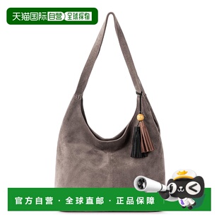 自营 the sakHuntley皮革流浪汉包-蘑菇绒面革 美国奥莱直发女包