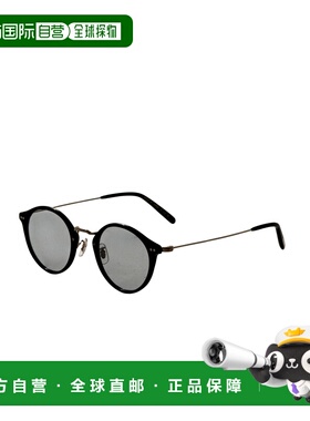 自营Oliver Peoples Men's 46 mm Black Sunglasses - black and