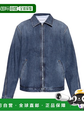 香港直邮GIVENCHY 男士夹克 BM01FJ516L401 SS2026 蓝色 Denim ja