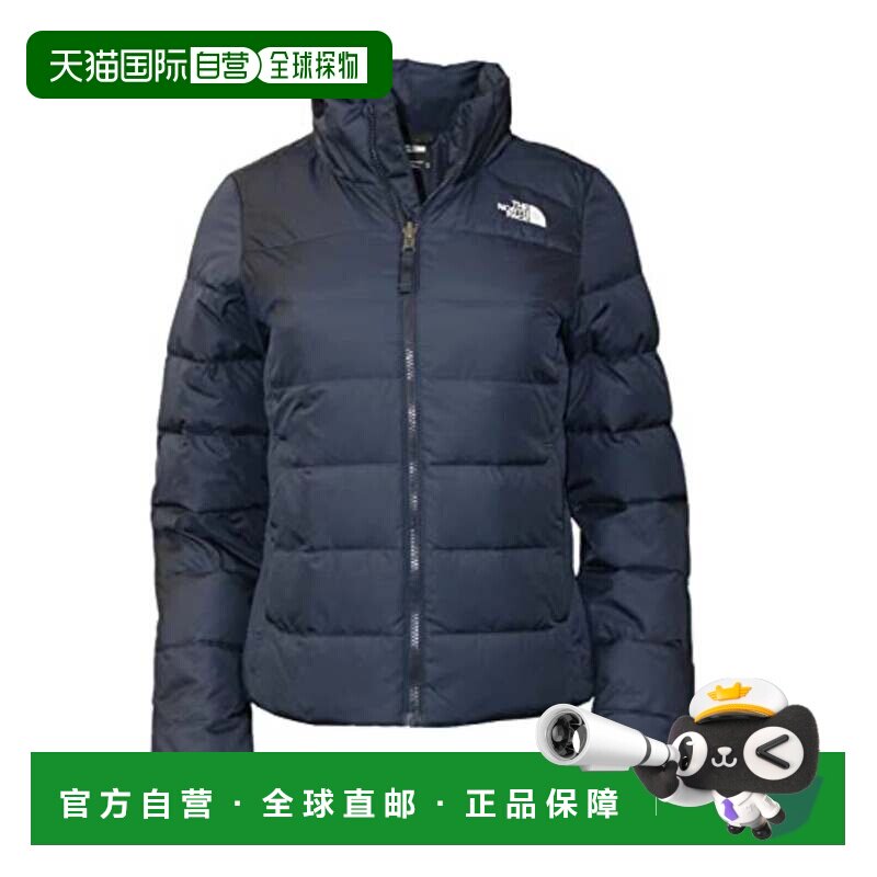 自营The North Face Flare II Puffer夹克女士蓝色羽绒绝缘KFC584