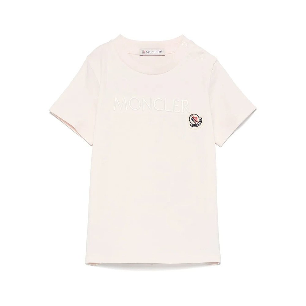 Moncler 盟可睐 女童 刺绣徽标棉质T恤童装 8C0000689AUM529