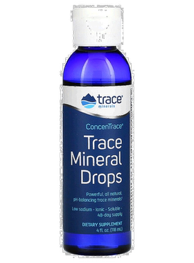 香港直发Trace Minerals矿物质滴剂平衡补充微量矿物质118ml口服