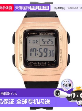 香港直邮Casio卡西欧经典复古小方表男手表女F-201WAM-9AVDF