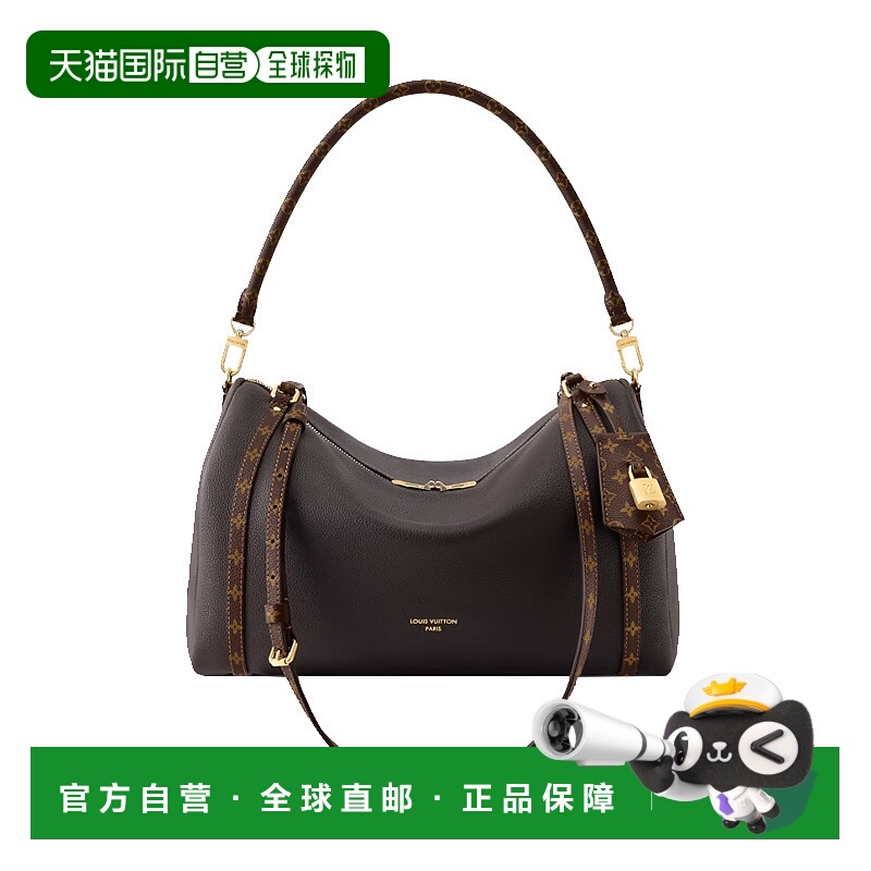 自营1h可退 欧洲直邮LV路易威登 Express中号乌木色Acajou品牌微