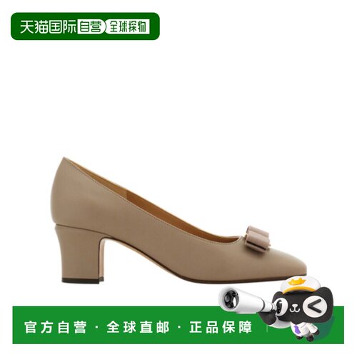 Salvatore Ferragamo Vara 弓形方跟高跟鞋 01L11【付后1h可退】