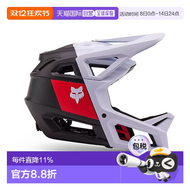 自营FOX Proframe RS Nuf 越野全头盔山地自行车安全盔单车林道盔