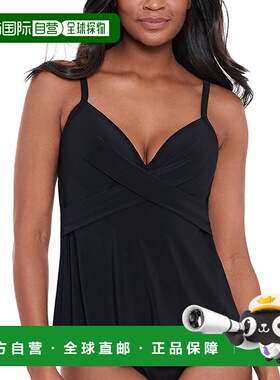 自营 miraclesuit奇迹衣Allura Tankini-蓝色 美国奥莱直发泳衣