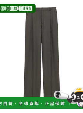 香港直邮Saint Laurent 羊毛华达呢长裤 860709Y405W直筒裤