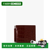 香港直邮Tom 男士 Ford 1h可退 汤姆 福特 皮革鳄鱼纹印花钱包