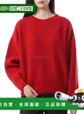 韩国直邮Baserange 红色 Mea 套头衫 (KMEP-RW-WI24) 圆领针织