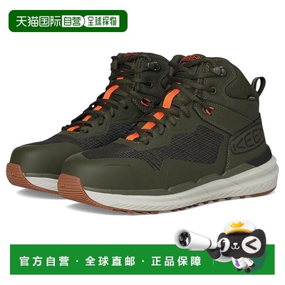 1h可退 香港直邮keen 男士 Synchro 防水工装靴子(Carbon-Fiber T